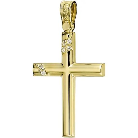 TRIANTOS Yellow Gold Cross 14K 1.7.1020Y