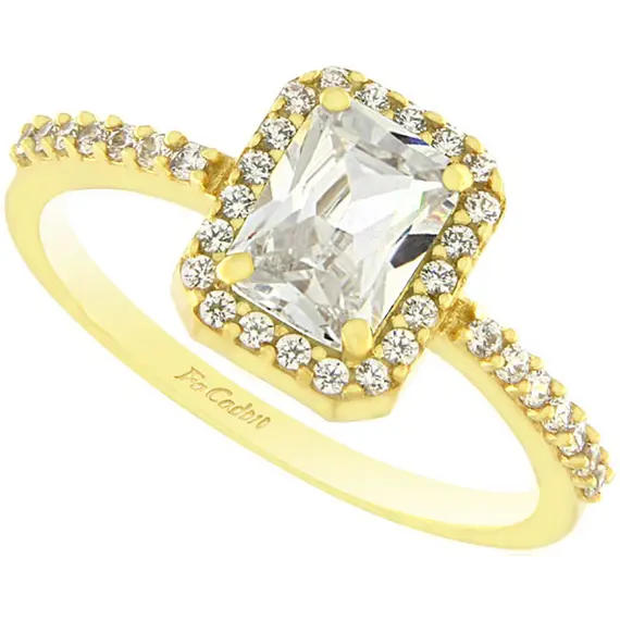 FACADORO Yellow Gold Ring 14K RI-000760G