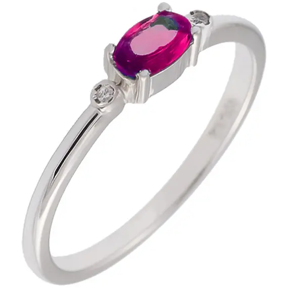 KALOUSTIAN White Gold Ring 14K ΣΔ447
