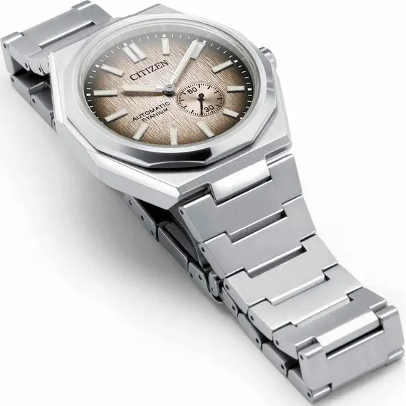 CITIZEN Super Titanium Zenshin 60 Automatic Small Second NK5020-58P, image 6