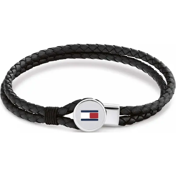 TOMMY HILFIGER Βραχιόλι Από Δέρμα Και Ανοξείδωτο Ατσάλι 2790654