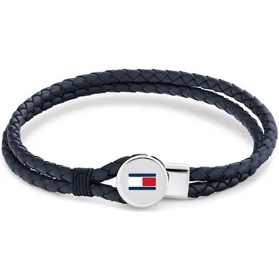 TOMMY HILFIGER Leather Stainless Steel Bracelet 2790656