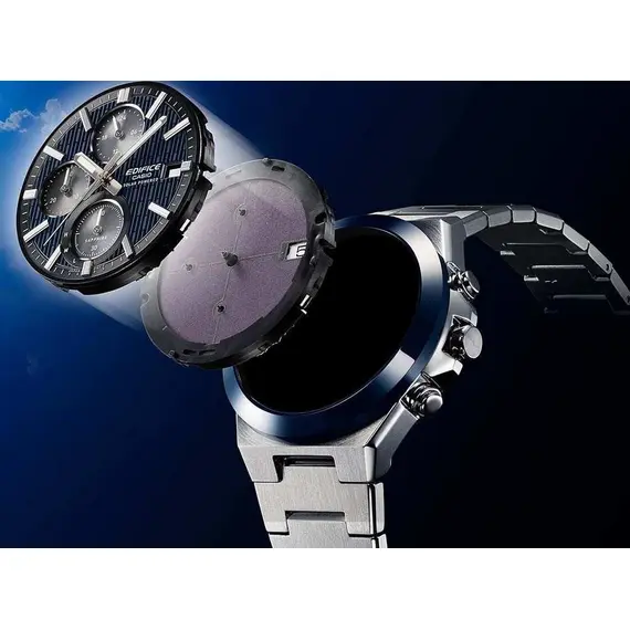 CASIO Edifice Solar Powered Chronograph EFS-S650D-3AEF, image 4