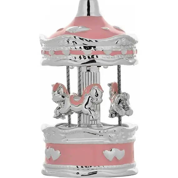 PRINCESILVERO Carousel Περιστρεφόμενο Με Μουσική Από Ασήμι 925 15cm EZ/CA3001-R