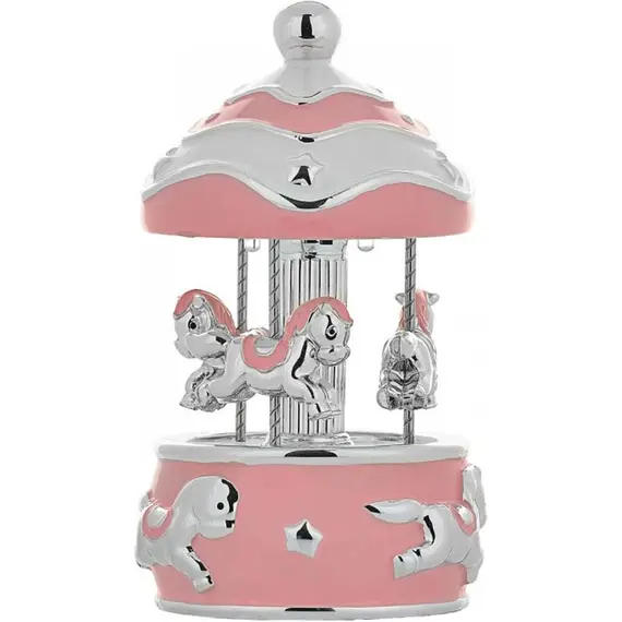 PRINCESILVERO Carousel Περιστρεφόμενο Με Μουσική Από Ασήμι 925 15cm EZ/CA3005-R