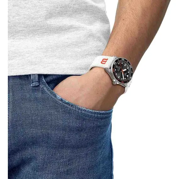 TISSOT Seastar Wilson WNBA Powermatic 80 40mm T1208071705100, image 11