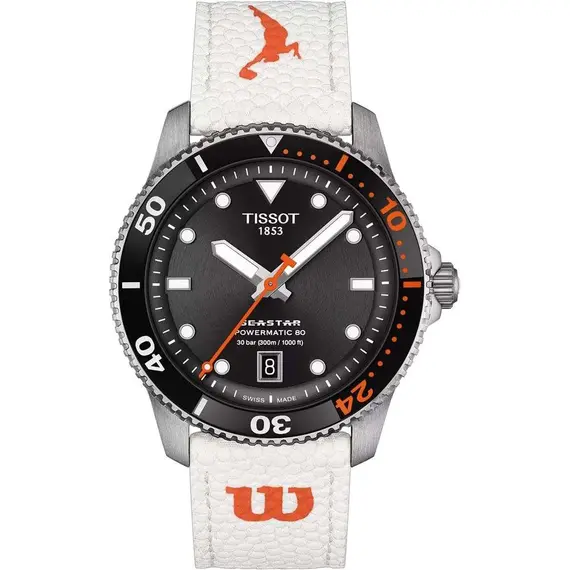 TISSOT Seastar Wilson WNBA Powermatic 80 40mm T1208071705100, image 12
