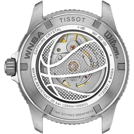 TISSOT Seastar Wilson WNBA Powermatic 80 40mm T1208071705100, image 4