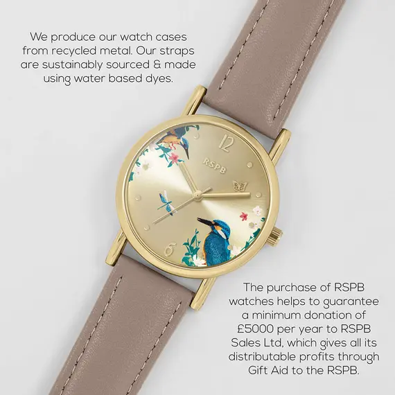 TIKKERS RSPB Beige Leather Strap RSPB03, image 3