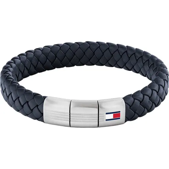 TOMMY HILFIGER Βραχιόλι Από Δέρμα Και Ανοξείδωτο Ατσάλι 2790660