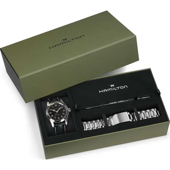 HAMILTON Khaki Field Murph Automatic 42mm Bracelet Bundle H70605732