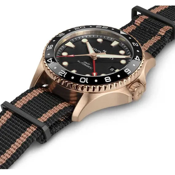 HAMILTON Khaki Navy Scuba Automatic GMT 43mm Bronze H82565930, image 2