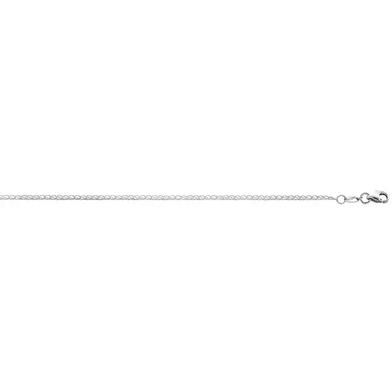 ALORO White Gold Chain 14K ΑΣΦ025-45