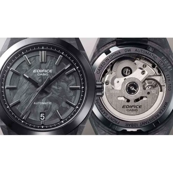 CASIO Edifice Automatic Forged Carbon EFK-100XPB-1AER, image 4