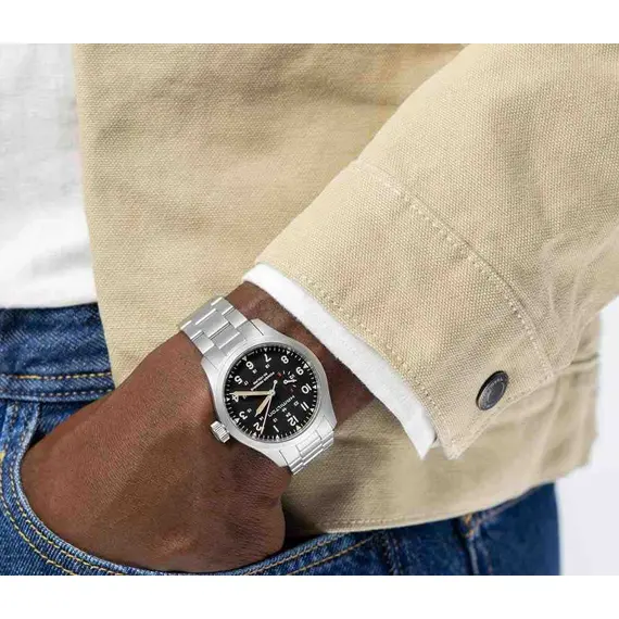 HAMILTON Khaki Field Mechanical Power Reserve H69509130, image 6