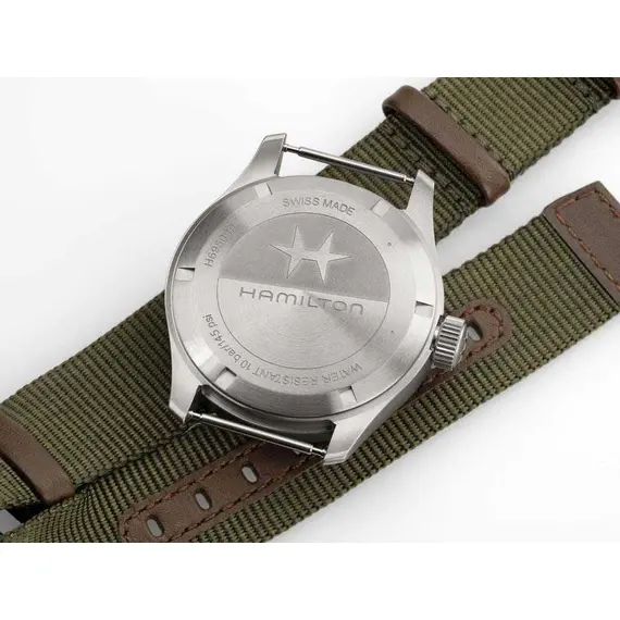 HAMILTON Khaki Field Mechanical Power Reserve H69509910, image 2