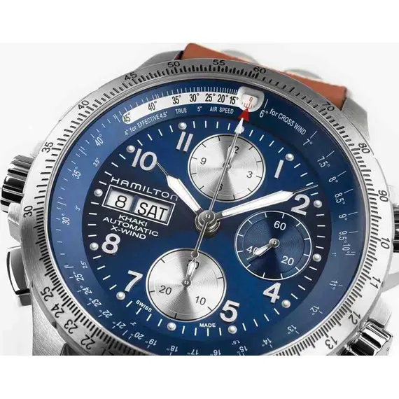 HAMILTON Khaki Aviation X-Wind Automatic Chronograph H77506540, image 5