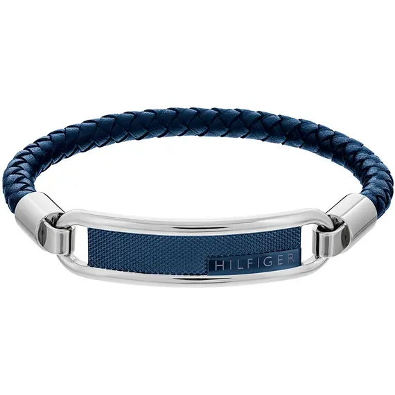 TOMMY HILFIGER Leather Stainless Steel Bracelet 2701005