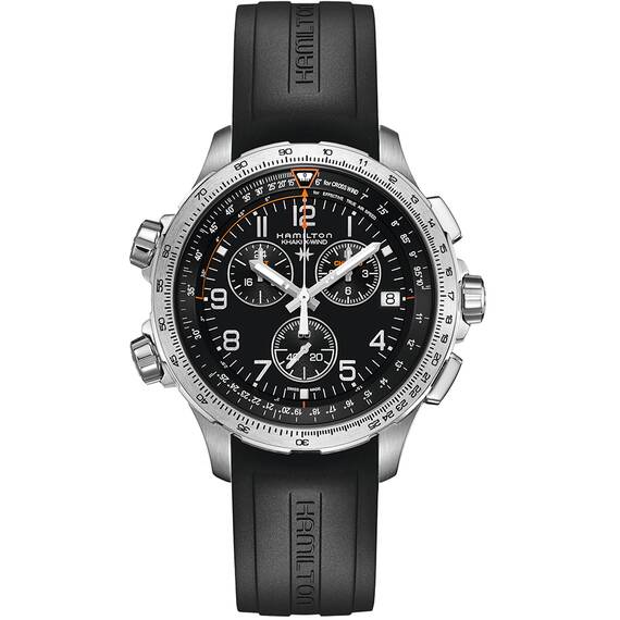 HAMILTON Khaki X-Wind Chrono GMT H77912335