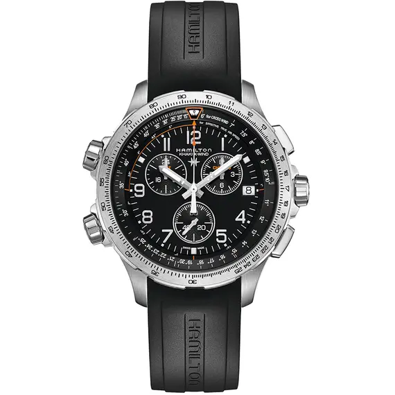 HAMILTON Khaki X-Wind Chrono GMT H77912335