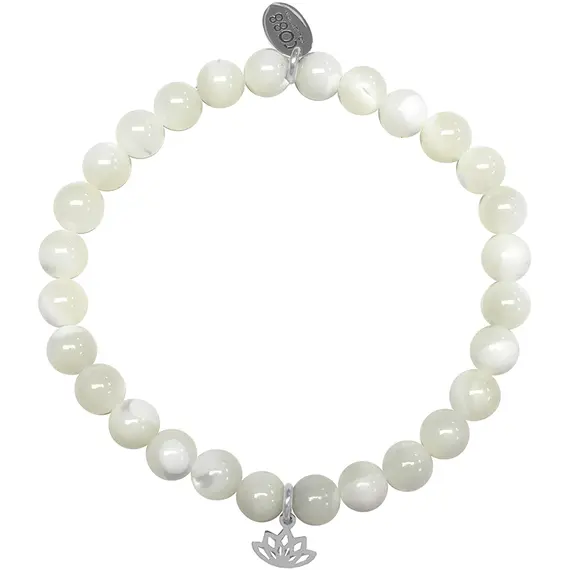 CO88 Celestial Bead Bracelet MOP Adjustable 8CB-17037
