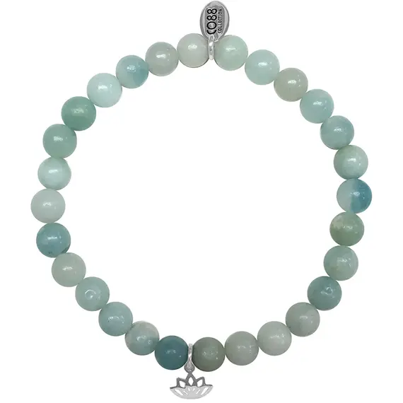 CO88 Celestial Bead Bracelet Amazonite Adjustable 8CB-17039