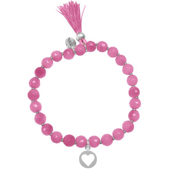 CO88 Serenity Steel Bracelet Natural Stone Adjustable 8CB-40011