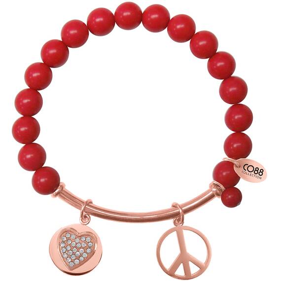 CO88 Beloved Steel Bracelet Natural Stone Adjustable 8CB-50007