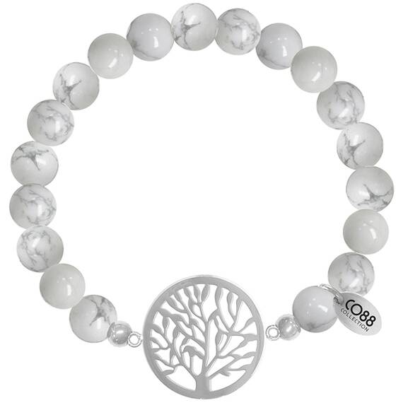 CO88 Beloved Steel Bracelet Natural Stone Adjustable 8CB-80012