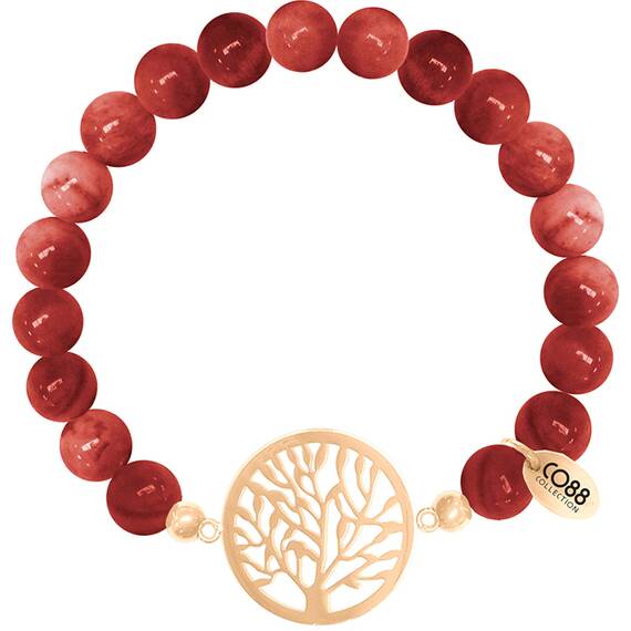 CO88 Beloved Steel Bracelet Natural Stone Adjustable 8CB-80017
