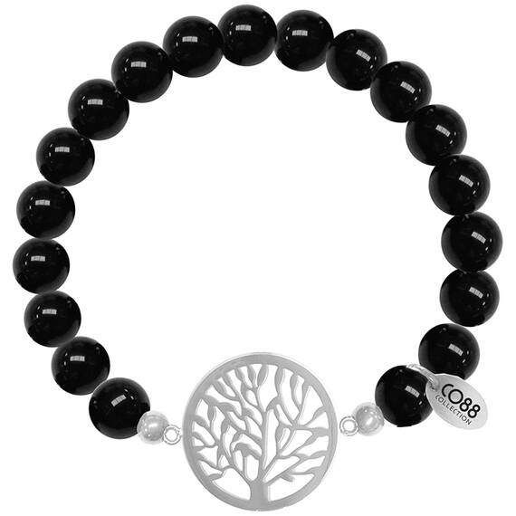 CO88 Beloved Steel Bracelet Natural Stone Adjustable 8CB-80020