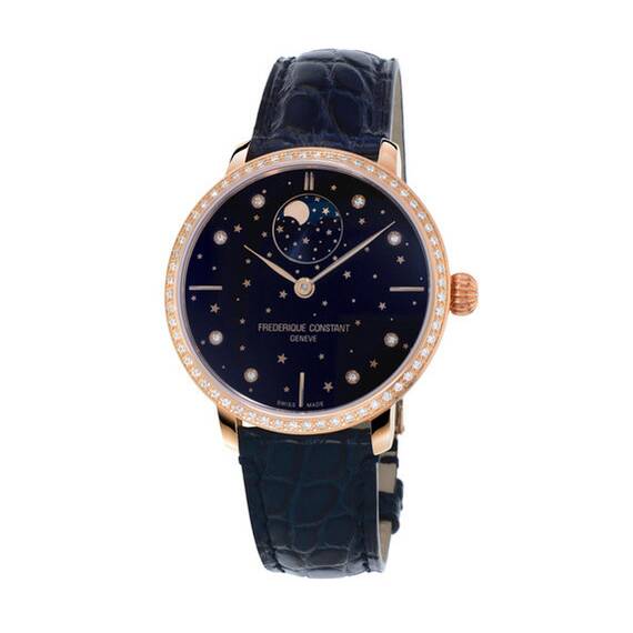 FREDERIQUE CONSTANT Slimline Moonphase Diamonds Automatic FC-701NSD3SD4