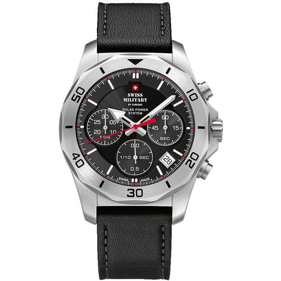 SWISS MILITARY by CHRONO Solar Chronograph SMS34072.04