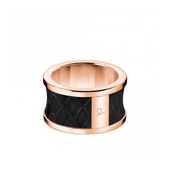CALVIN KLEIN Spellbound Rose Gold Stainless Steel Ring KJ0DBR1901