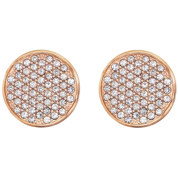 TOMMY HILFIGER Crystals Rose Gold Stainless Steel Earrings 2780134