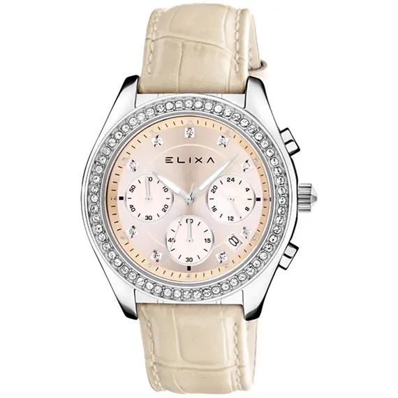 ELIXA Enjoy Crystals Chronograph E084-L315