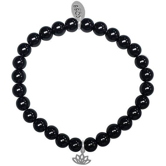 CO88 Stainless Steel Natural Stones Adjustable Bracelet 8CB-17048