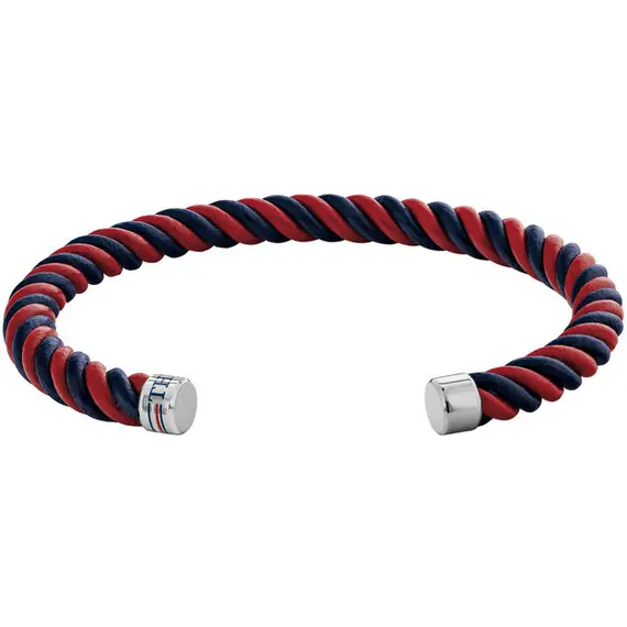 TOMMY HILFIGER Leather Stainless Steel Bracelet 2790195