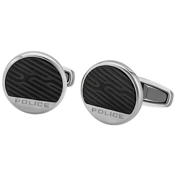 POLICE Alesund Stainless Steel Cufflinks 26547CSS-01