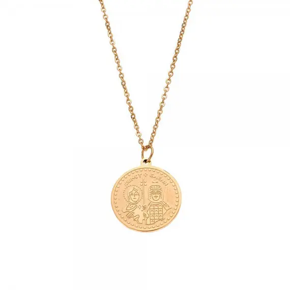 Κολιέ Γυναικείο SΕΝΖΑ Steel Gold Plated