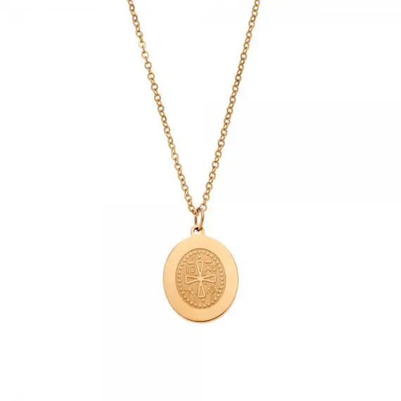 Κολιέ Γυναικείο SΕΝΖΑ Steel Gold Plated