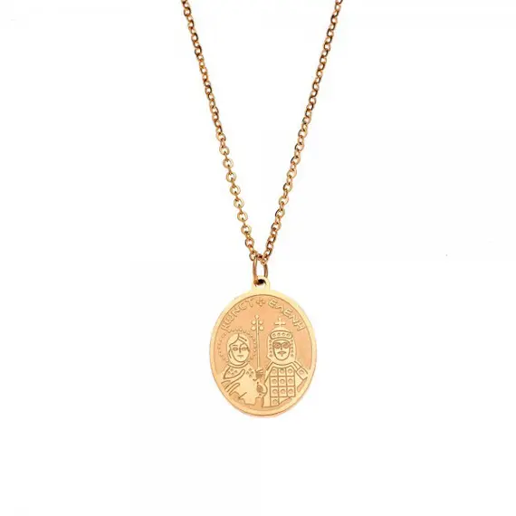 Κολιέ Γυναικείο SΕΝΖΑ Steel Gold Plated