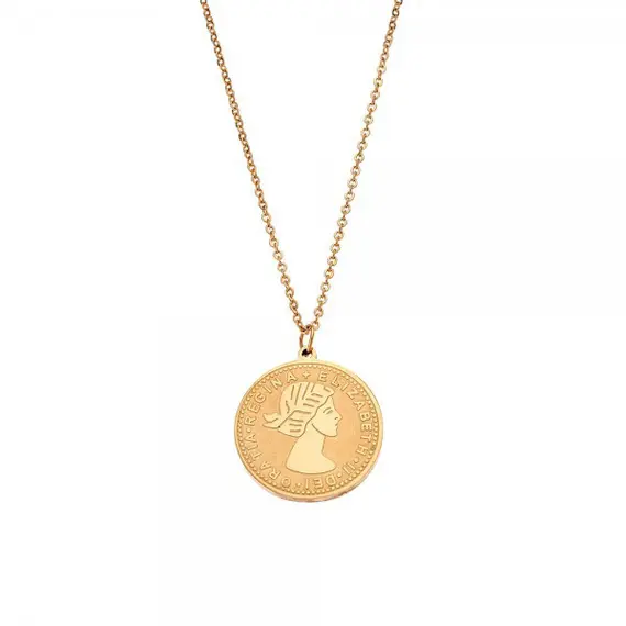 Κολιέ Γυναικείο SΕΝΖΑ Steel Gold Plated