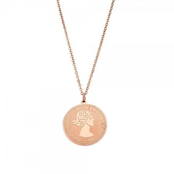 Κολιέ Γυναικείο SΕΝΖΑ Steel Rose Gold Plated