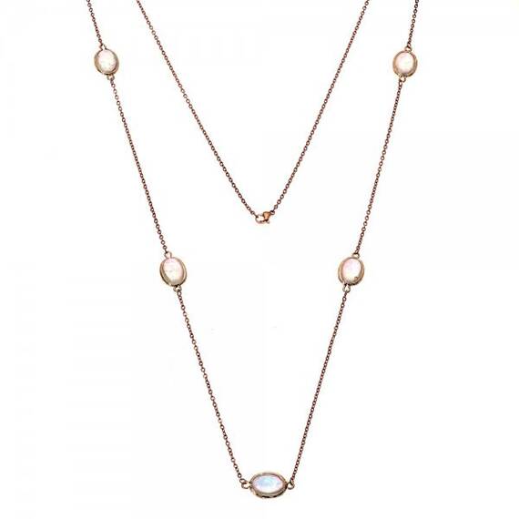 Κολιέ Γυναικείο SΕΝΖΑ Rose Gold Steel
