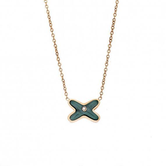 Κολιέ Γυναικείο SΕΝΖΑ Steel Gold Plated