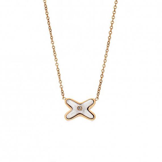 Κολιέ Γυναικείο SΕΝΖΑ Steel Gold Plated