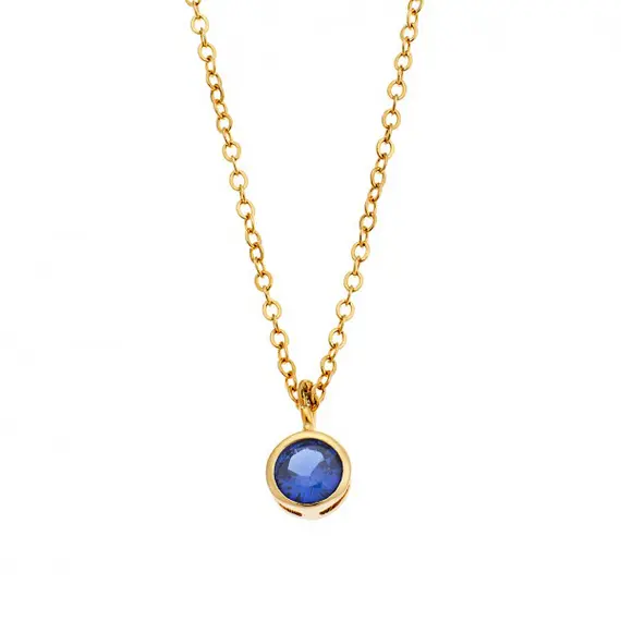 Κολιέ SENZA Silver 925 Gold Plated