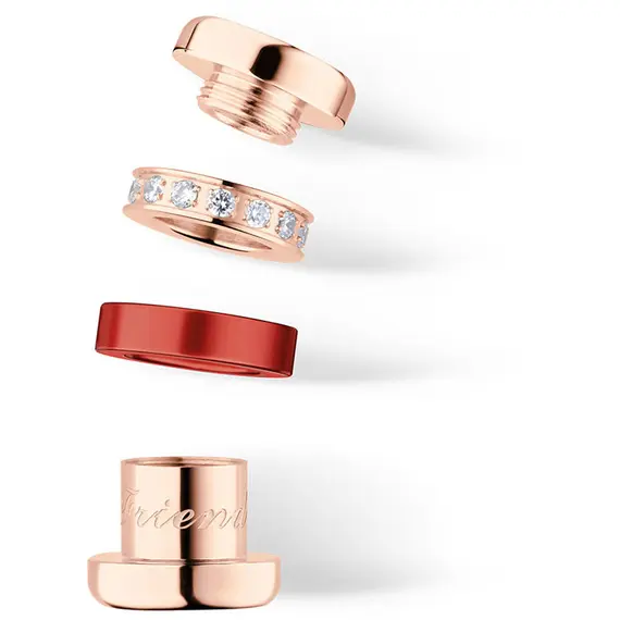 BERING Arctic Symphony Soulmate Set 2 Stainless Steel Bracelet SLM2-R-ME, image 2