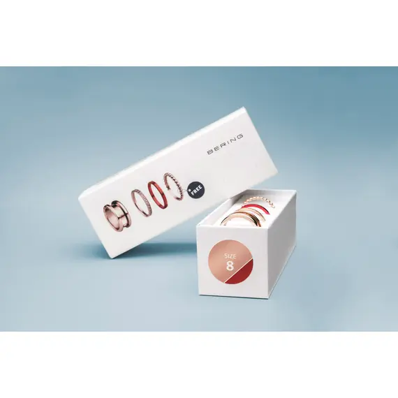 BERING Symphony Set Red Sailing Stainless Steel Ring REDSAILING, image 3